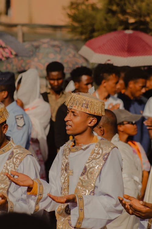 Ethiopian community members gathered together